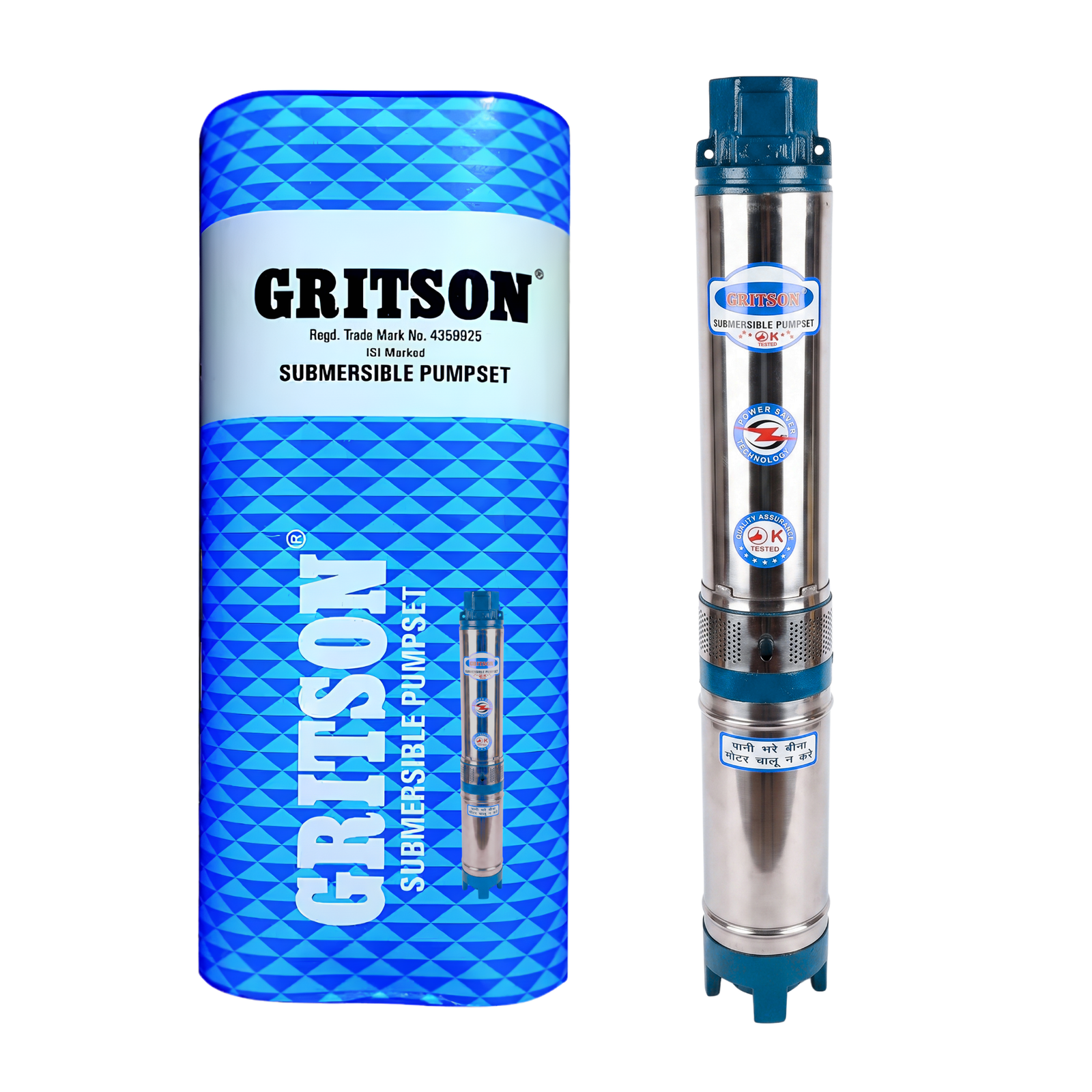 Gritson Submersible Pump Final Product Submersible Pump GS. W - F 16 - 2.0 HP, 15 Stages - Image 1